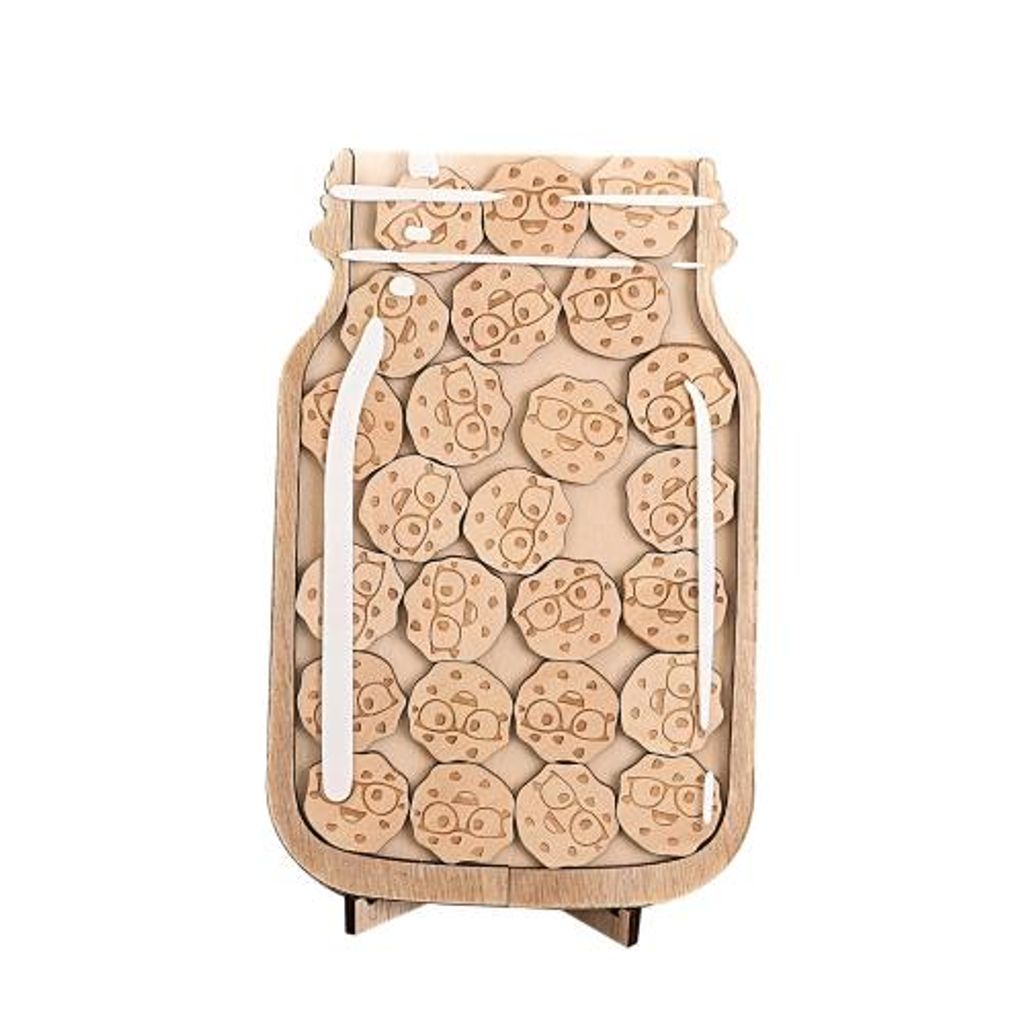 Blumen-Belohnungsglas Aus Bucheholz - Motivationssystem Für Kinder