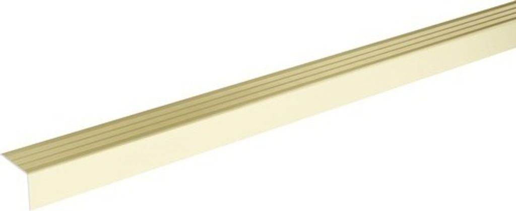 SKANDOR Treppenkantenprofil champagner selbstklebend 24,5x20x900 mm