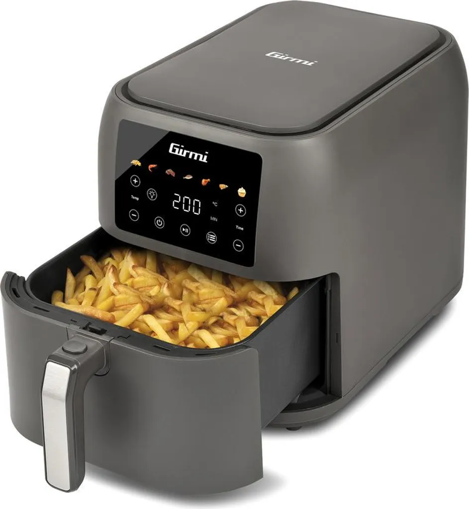 Girmi FG92 Singolo 8 L 1700 W Friggitrice ad aria calda Grigio