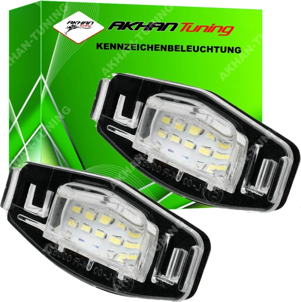 Illuminazione Targa LED Akhan KB15 | Massima Visibilità Honda CRV HRV
