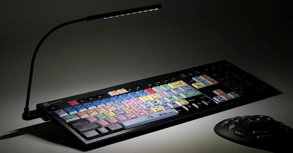 Clavier Pro pour Montage Adobe Premiere Pro CC Logickeyboard USB QWERTY