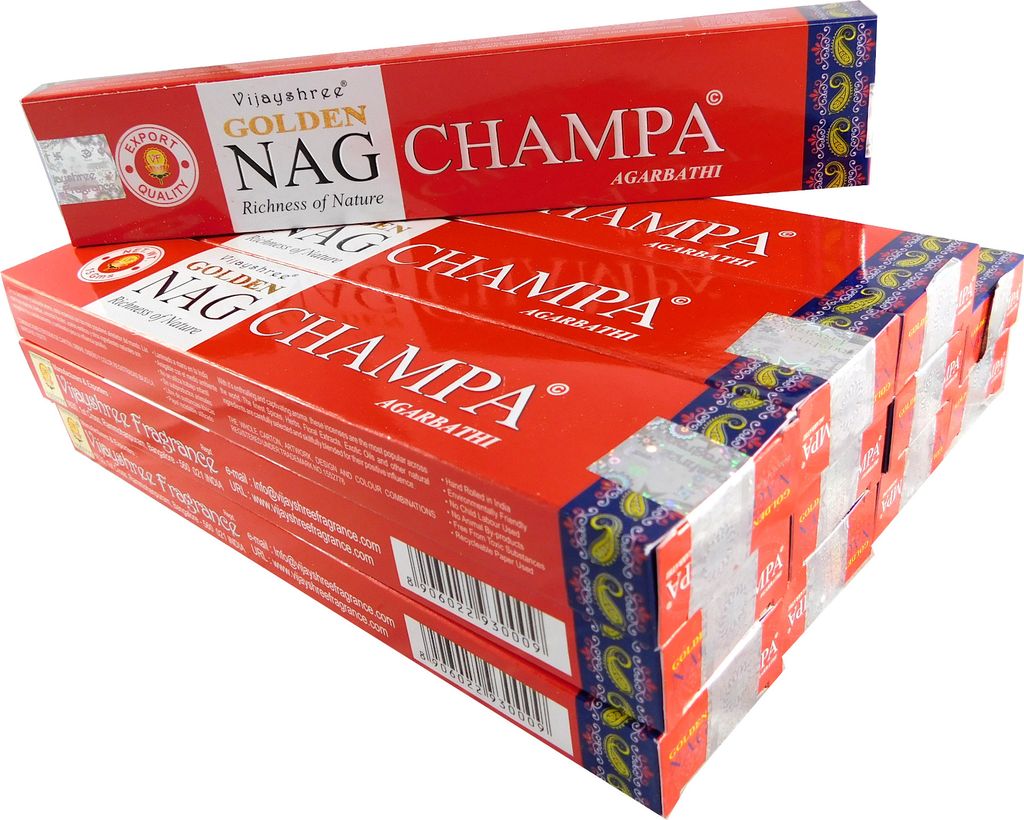 Räucherstäbchen Golden Nag Champa -- 15 g Produktbild 