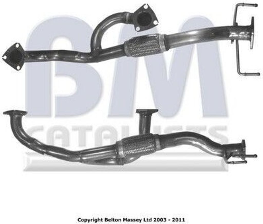 VEGAZ Abgasrohr Auspuffrohr für MAZDA XEDOS 6 (CA) Vorne MZR-138