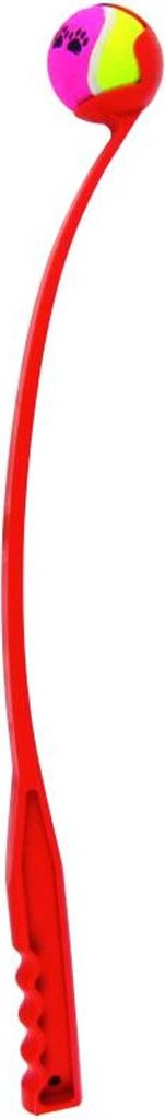 Hunde-Ballschleuder Ball mit Werfer werfen holen ziehen spielen kauen 65cm