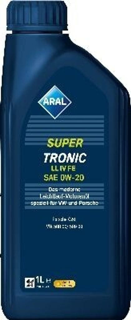 1 Liter ARAL 0W-20 SuperTronic LL IV FE VW 508 00 VW 509 00 Produktbild 