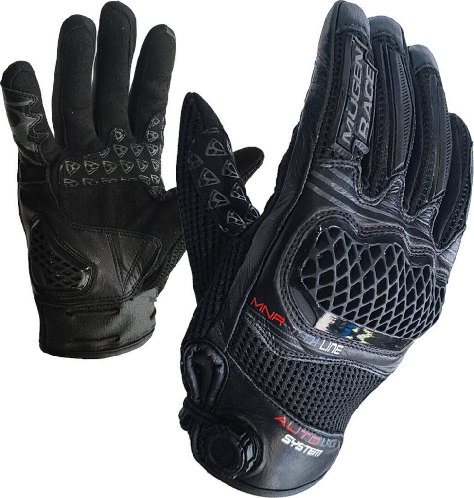 MUGENRACE ABR-G Motorrad Handschuh, schwarz, 2XL