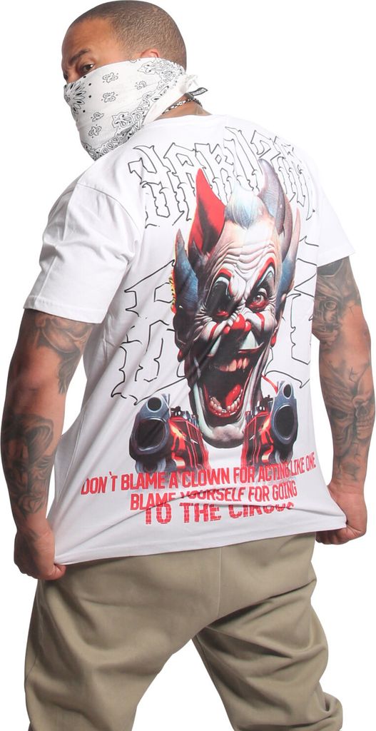 Męska koszulka Yakuza Blame Regular T-Shirt, Biały, XXL Zdjęcie produktu 