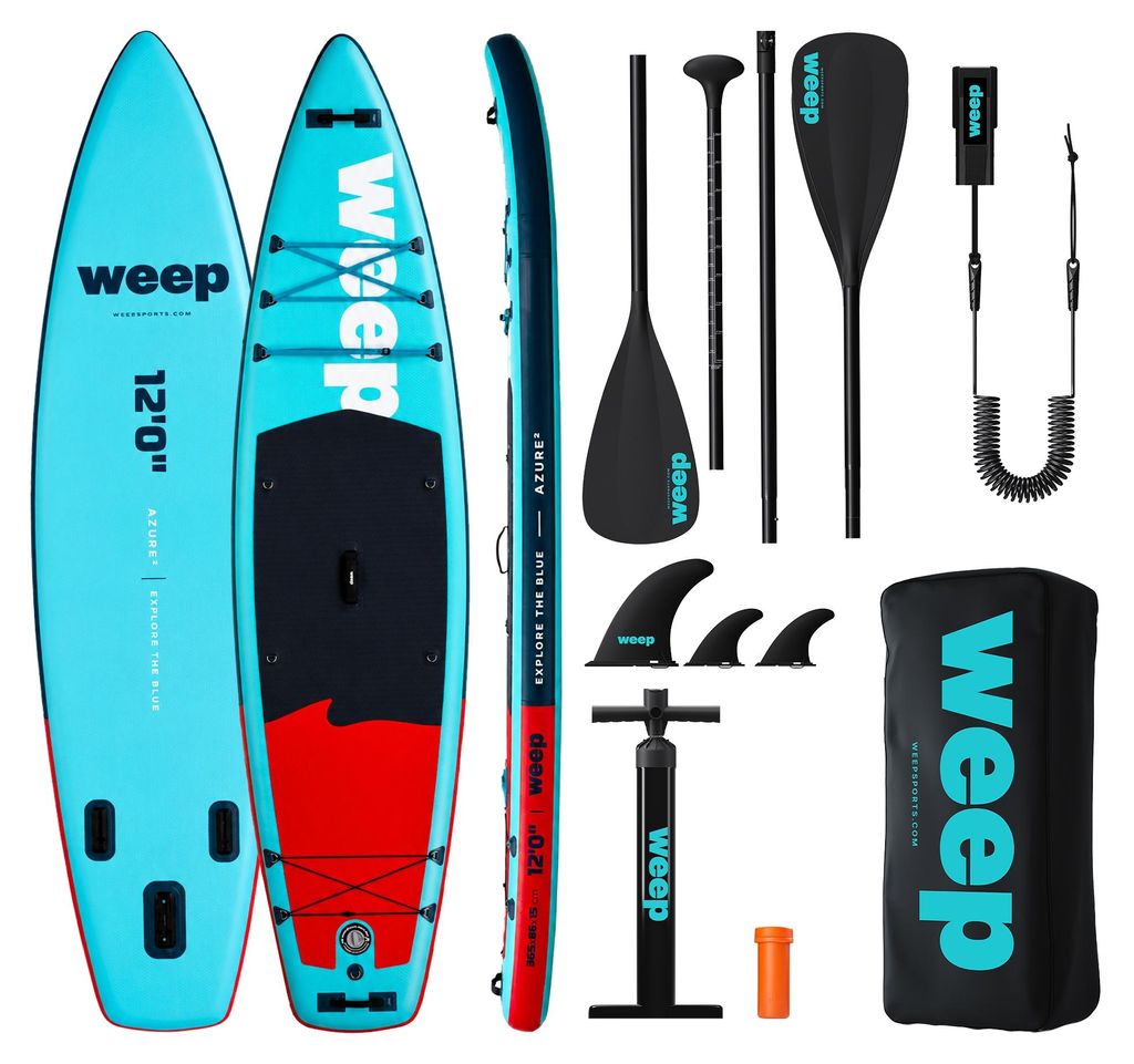 SUP-Board Weep Azure2, tavola gonfiabile da stand-up paddle Immagine del prodotto 