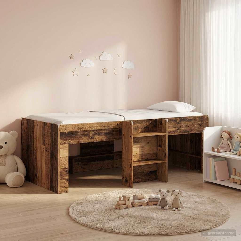 Möbel Hochbett für Kinder 2 pcs Altholz 203 x 101,1 x 68,5 cmKlassische Betten - Klassische Betten c4925
