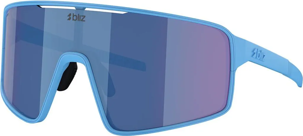 Bliz P001 Occhiali da Sole Grigio Specchio Blu CAT3 - Sport Performance
