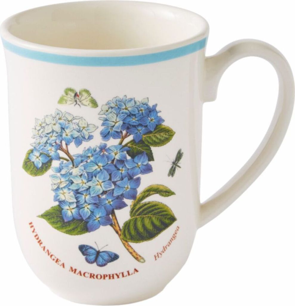 Portmeirion Keramik Tasse Botanic Garden Meadow Hortensie
