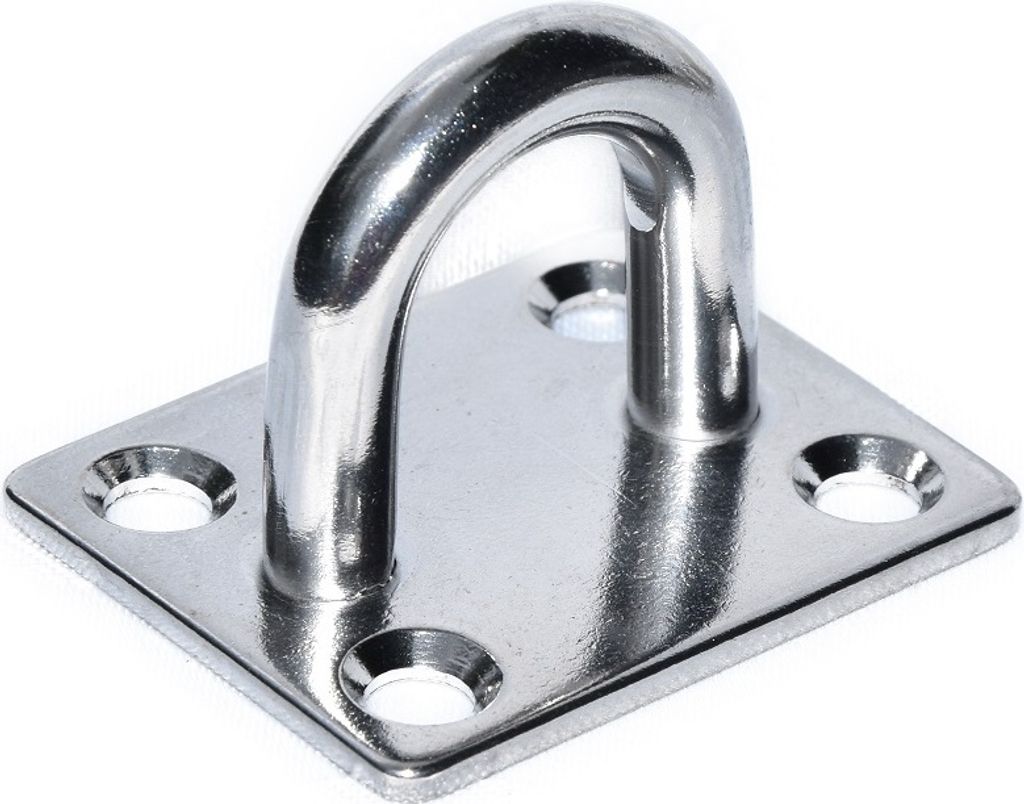 Wandöse Befestigungsöse Wandhaken Befestigungshaken Edelstah 50x40mm V4A