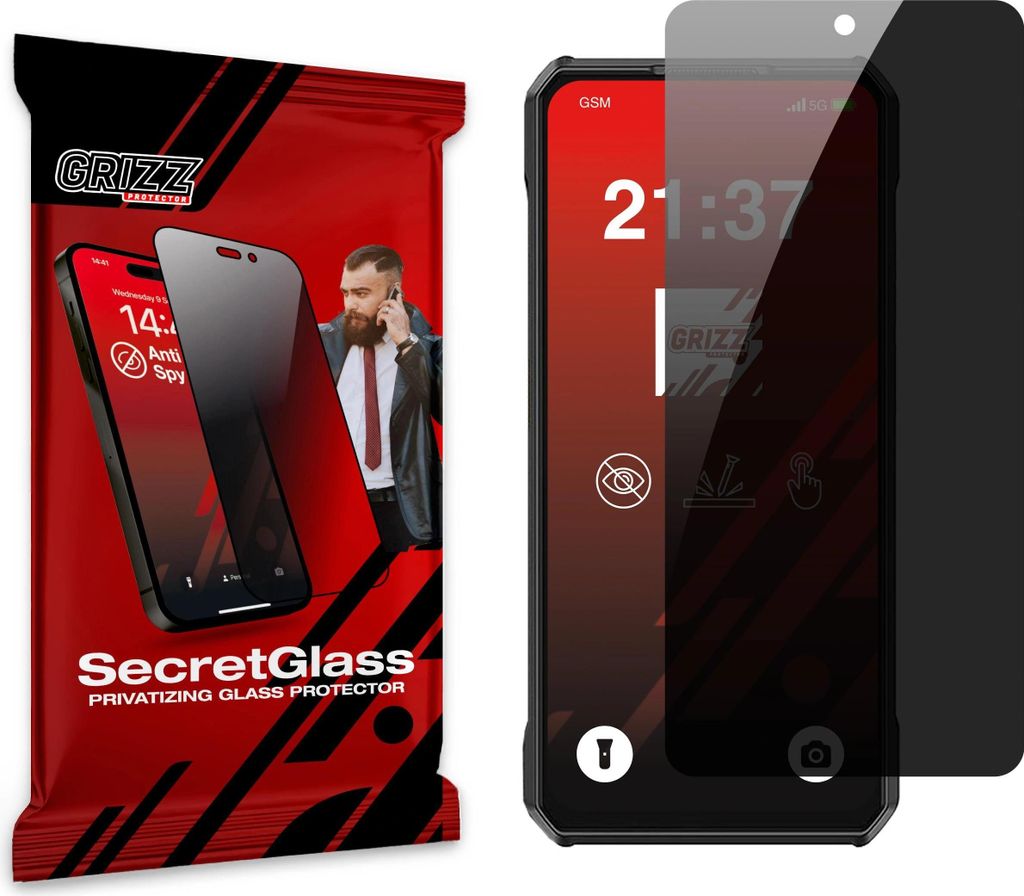 GrizzGlass Matte SecretGlass Ulefone Armor 30 Pro