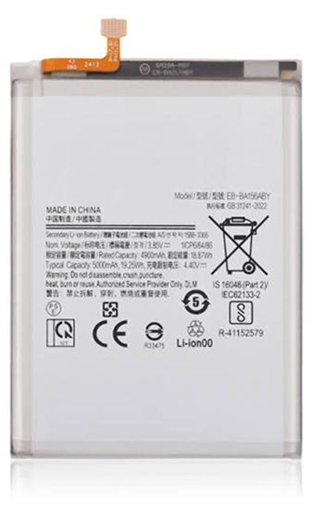 Ersatz Akku für Samsung Galaxy A15 EB-BA156ABY 5000mAh Accu Produktbild 