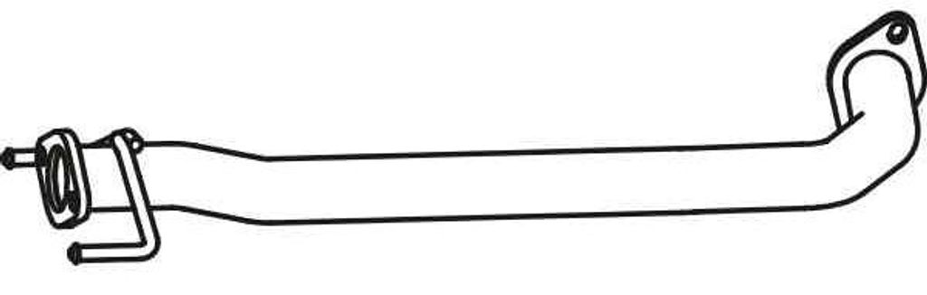 VEGAZ Abgasrohr Auspuffrohr für HYUNDAI i30 (FD) HUR-173