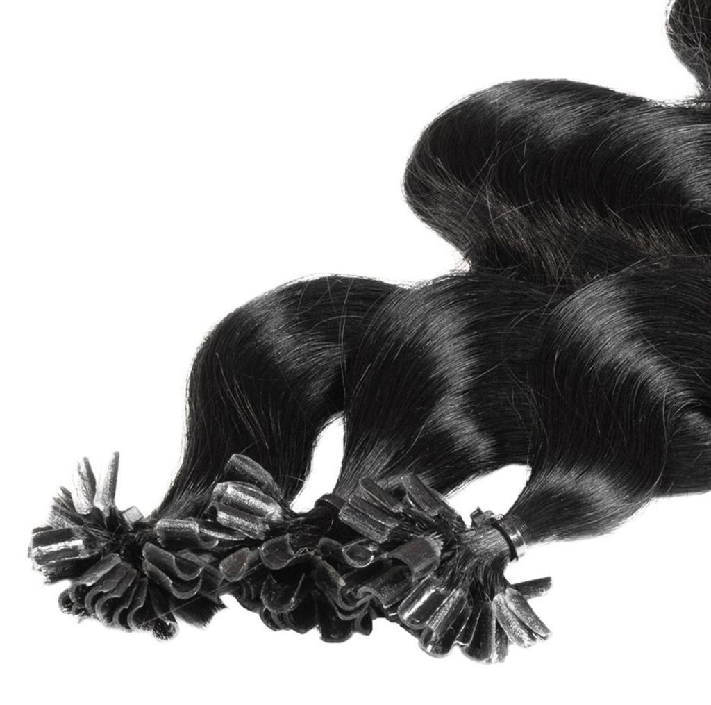 hair2heart Premium Extensions Echthaar Bondings Gewellt - Produktbild 