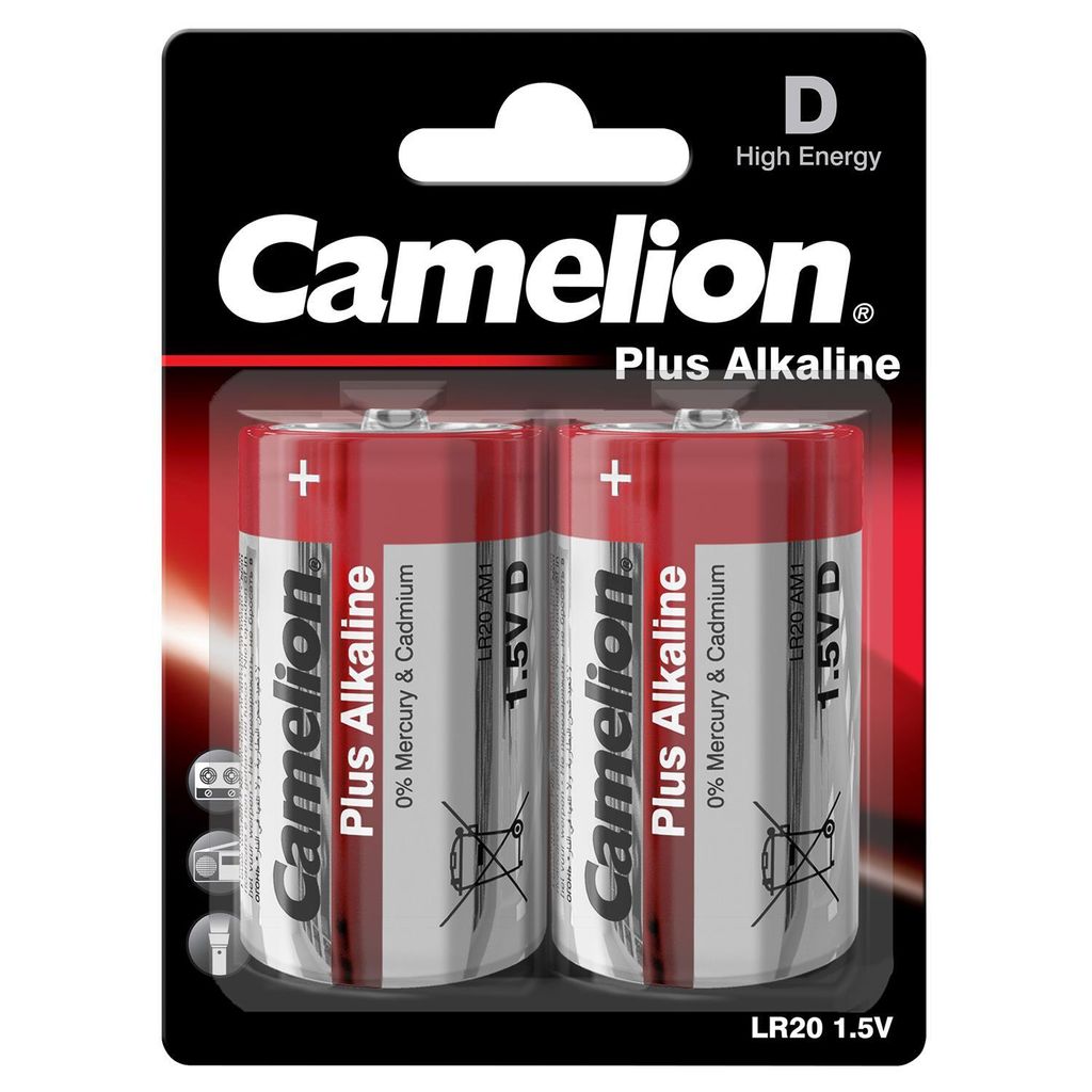 Camelion | D/LR20 | Plus Alkaline | 2 szt. Zdjęcie produktu 