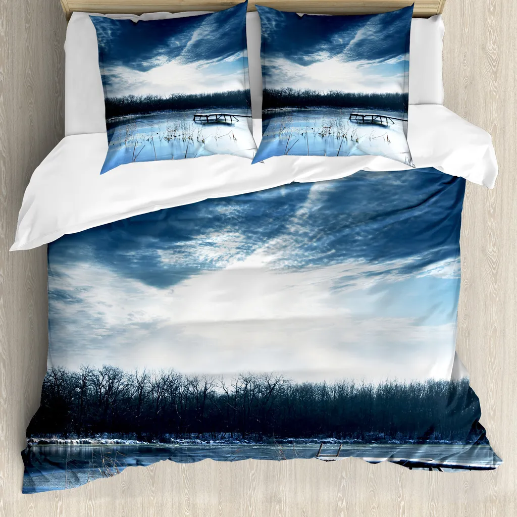 Set Copripiumino Invernale ABAKUHAUS 155x220cm con Federa 80x80 - 1