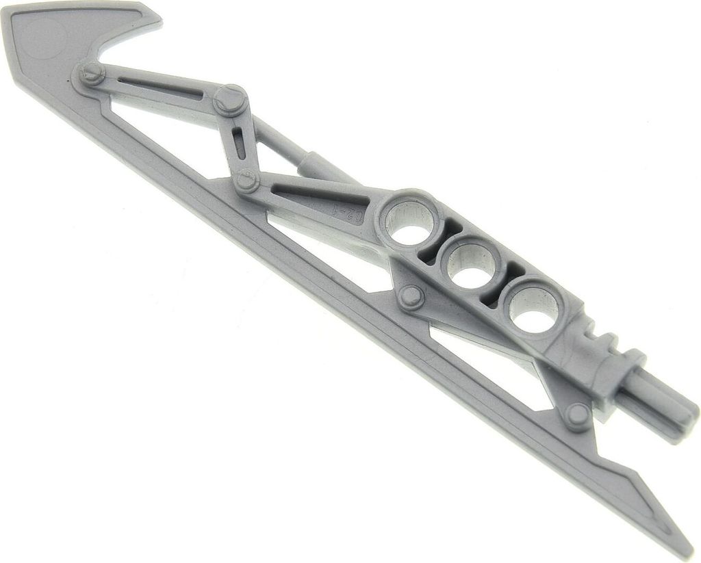 1x Lego Bionicle Waffe flat silber grau Eis Skate Schuh Produktbild 