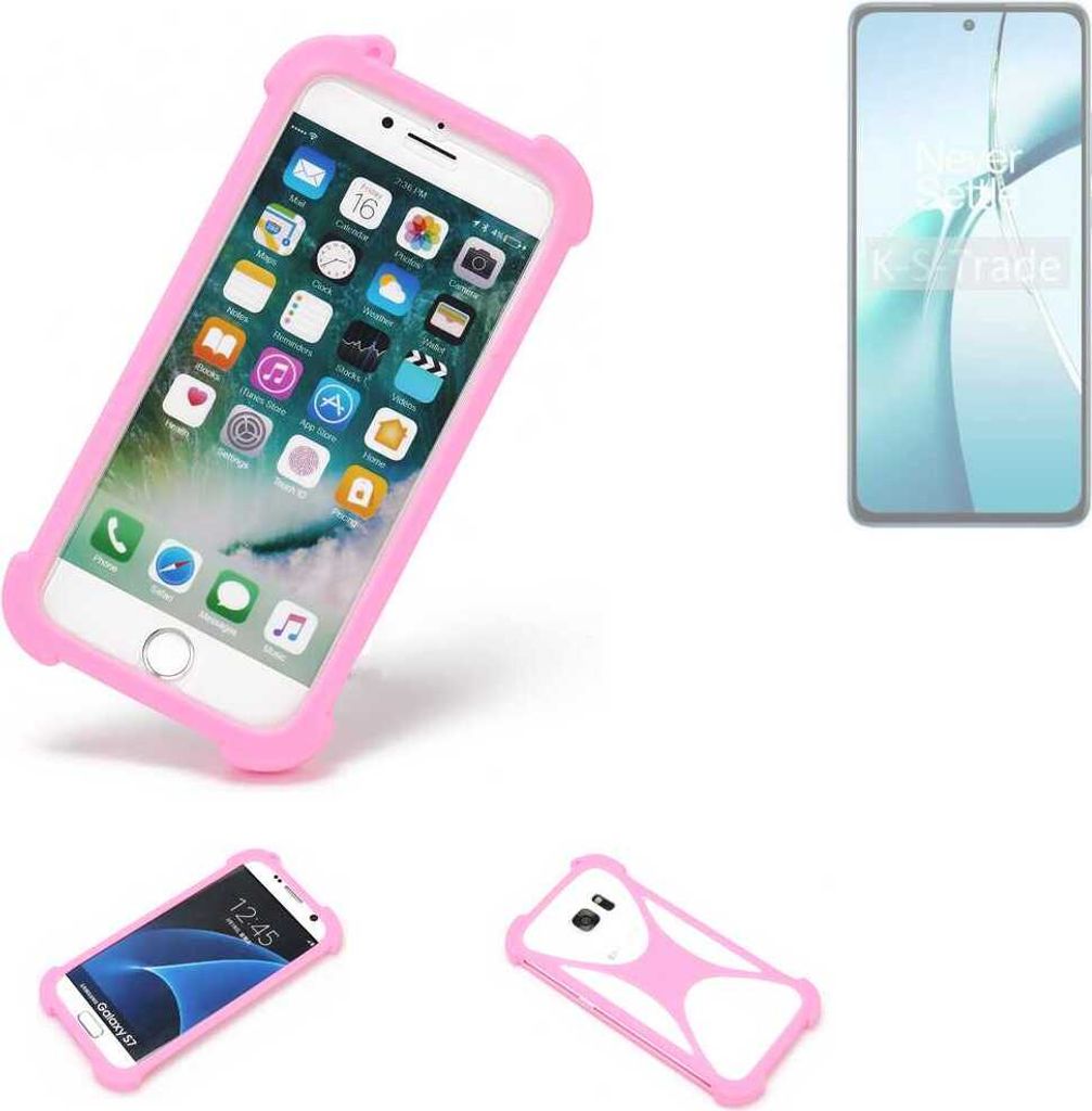 K-S-Trade Handy Hülle kompatibel mit OnePlus Nord CE4 Lite 5G Schutz Hülle Bumper Silikon Schutz Hülle Cover Case Silikoncase Silikonbumper TPU