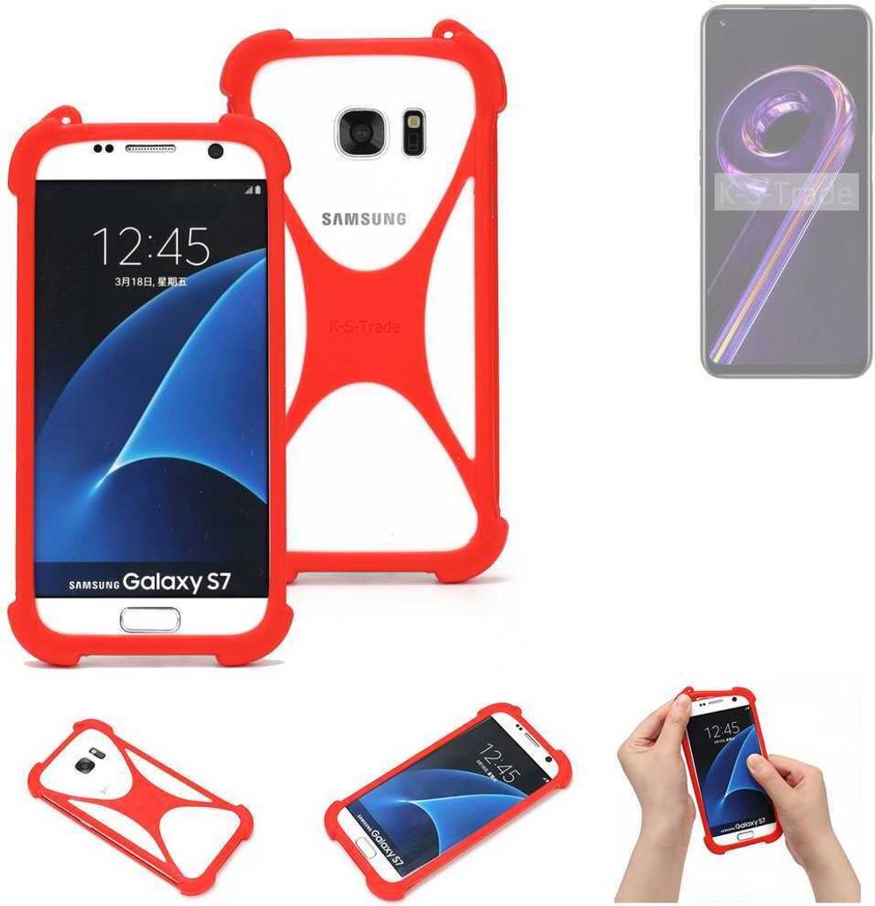 K-S-Trade Handy-Hülle kompatibel mit Realme 9 Pro Schutz-Hülle Bumper Silikon Schutz Hülle Cover Case Silikoncase Silikonbumper TPU Softcase