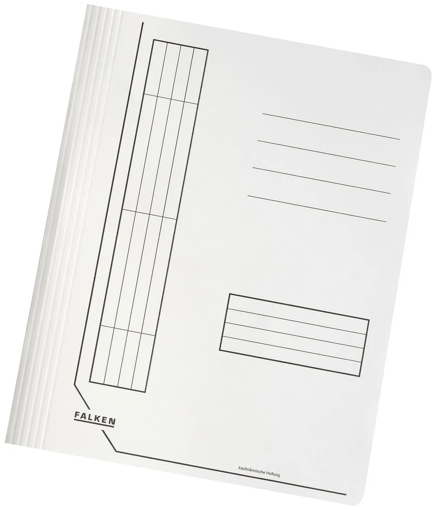 Dossier rapide carton Manila 240g blanc A4 ultra résistant Falken