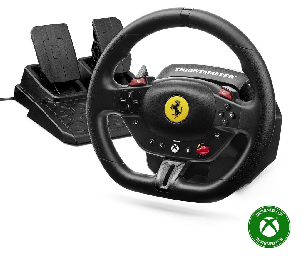 Thrustmaster T98 Ferrari 296 GTS, Lenkrad + Pedale, PC, Produktbild 