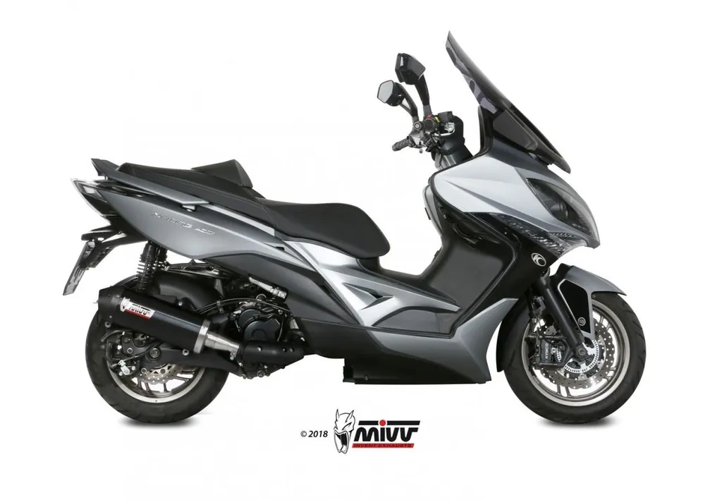 Réduisez le Poids de votre Moto : Silencieux Mivv Oval Black Carbon