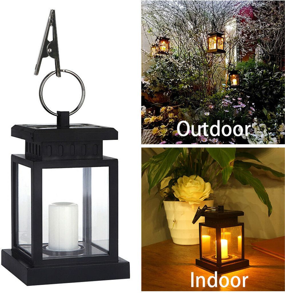 ele ELEOPTION Sensor Solarlicht LED Kerzenlichter Outdoor Garden Yard Landscape Lantern