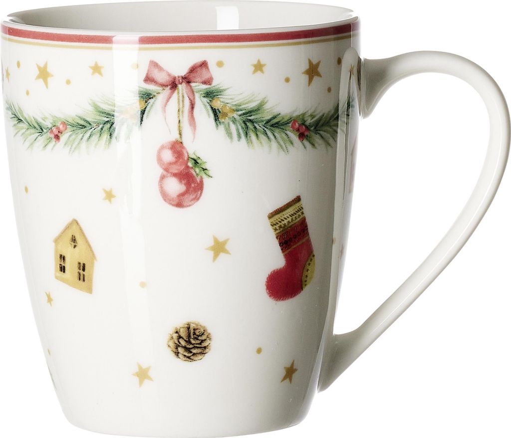 Ritzenhoff & Breker Becher Holly, 350ml, Retro-Dekor, Produktbild 