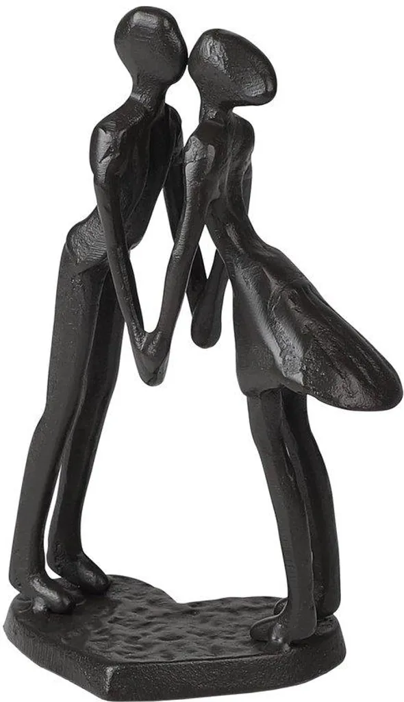 Figurines design en métal noir résistant pour décoration de table chic