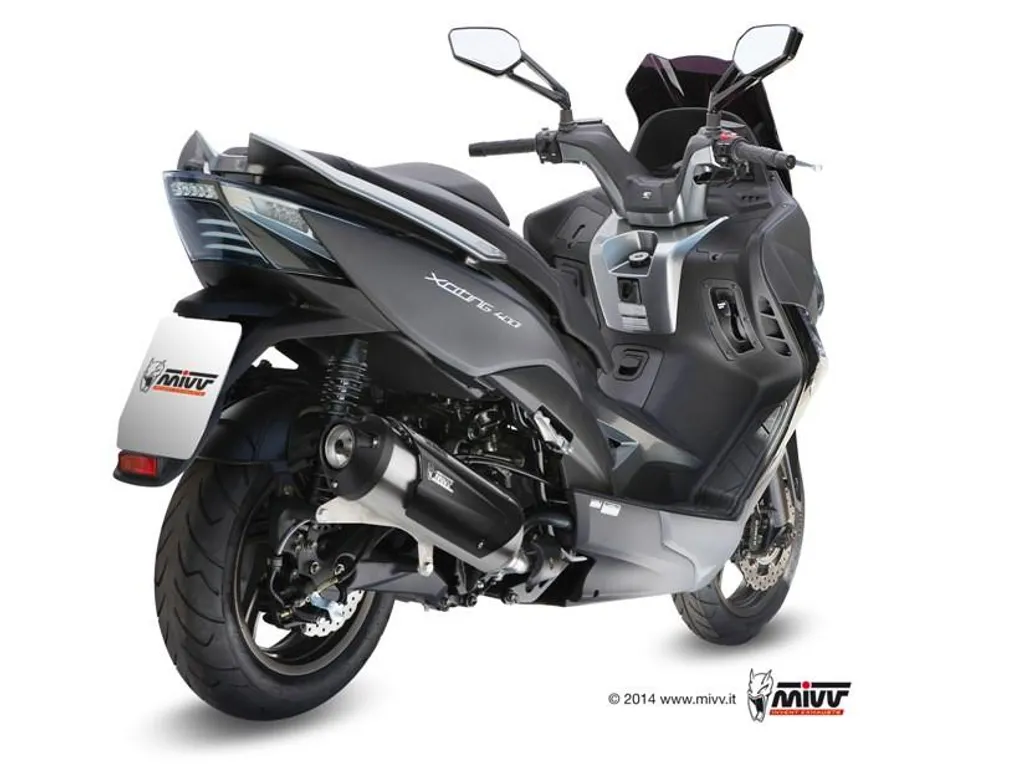 Échappement Mivv Urban Inox : Idéal pour Kymco Xciting 400 2013-2016