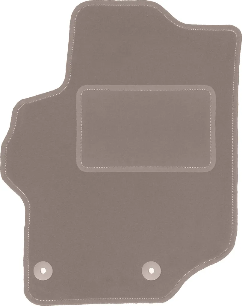 Tappetino Conducente Beige Velluto per Citroen C-Elysee 2012+ Su Misura