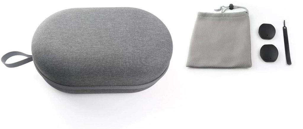 Tragetasche für PS VR2 und Controller, leichte, robuste EVA-Schutzhülle für PS VR2 Sense Controller und Headset-Display mit staubdichten Linsenk...