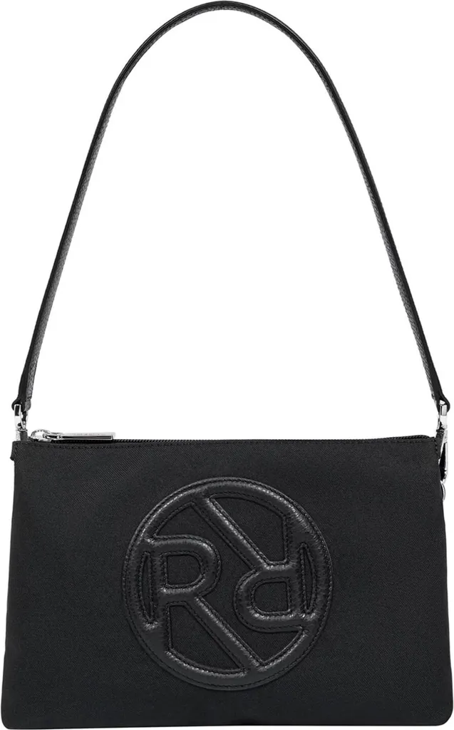Petit Sac à Épaule Nala Noir ROECKL en Cuir Grainé avec Bandoulière