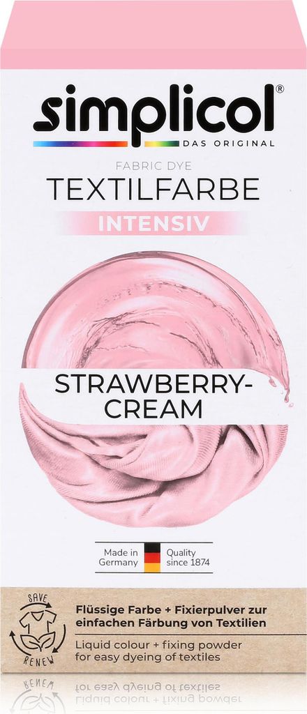 Simplicol Textile Colour Intensive Strawberry Cream 150ml a Obrázek produktu 1