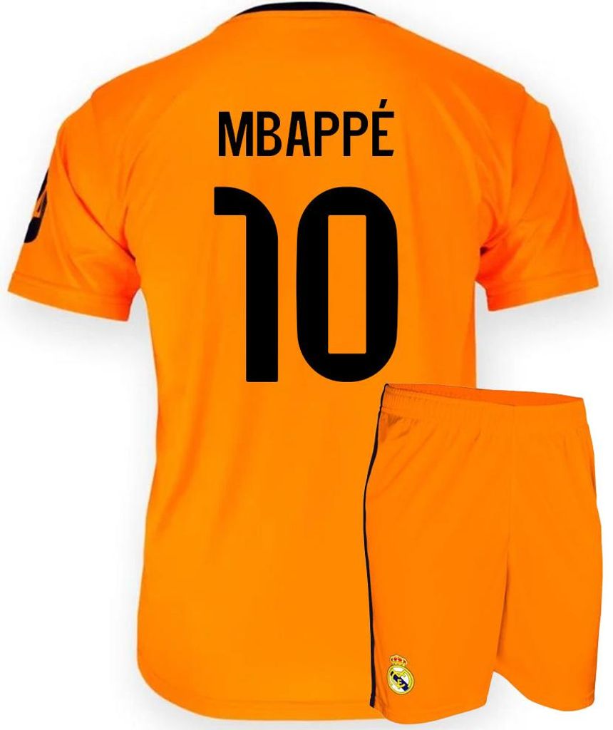 Real Madrid Fußball Trikot Set Mbappe Auswärts - 2024-2025 - Kind - 164