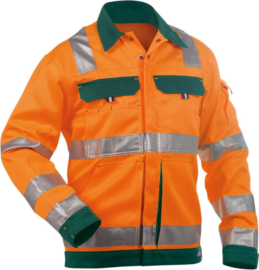 Dassy Warnschutz Arbeitsjacke Dusseldorf PESCO74 Gr. S neonorange/flaschengrün