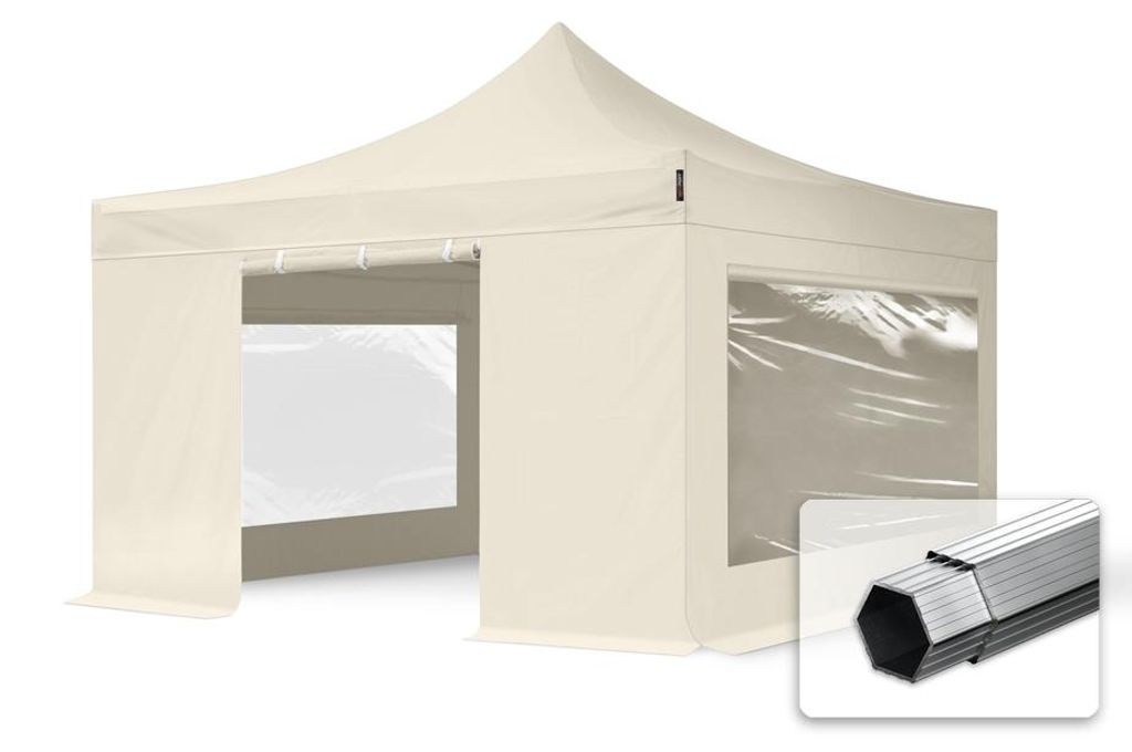 TOOLPORT Faltzelt PROFESSIONAL 4x4 m - mit 4 Seitenteilen Produktbild 