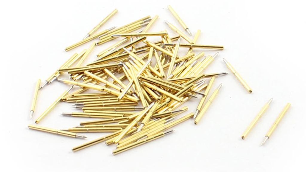 100Stk Federkontaktstifte Testing Pins 0,7mm Spitz zulaufend Spitze 16mm P75-B1 de