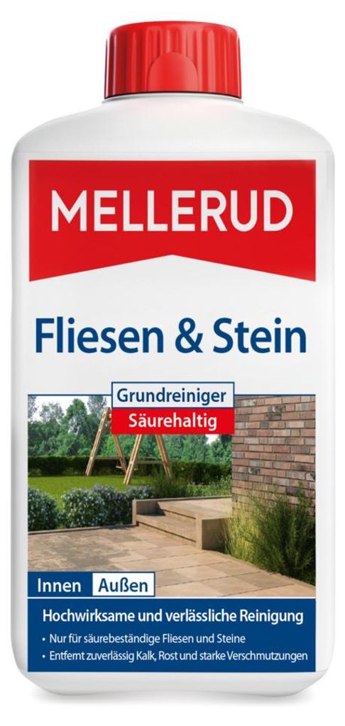 Fliesen & Stein Grundreiniger Säurehaltig 1,0 l Produktbild 