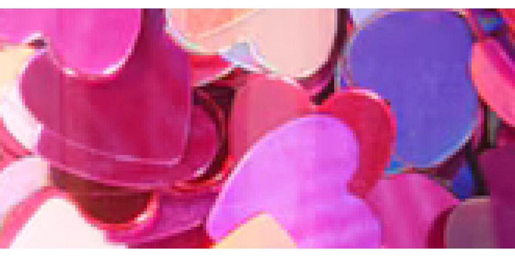 Glitter fü r Kö rper und Haar ( Glitter) 4,5 g - Farbe: Rosa Herzen