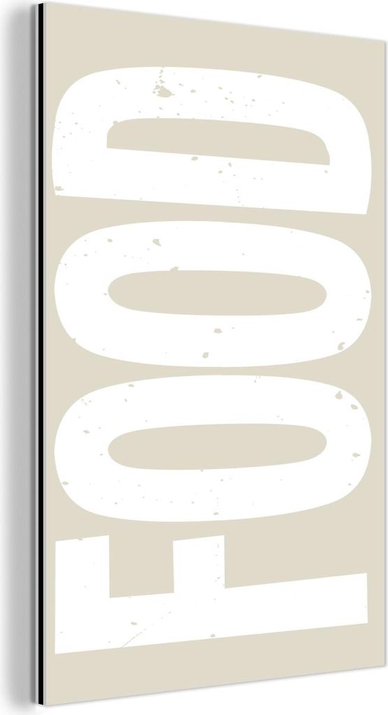 MuchoWow Wanddekoration Metall Metallbild Wandkunst 60x90 cm Lebensmittel - Lebensmittel - Dekoration - Japanisch MuchoWow Aluminium Gemälde - Wan...