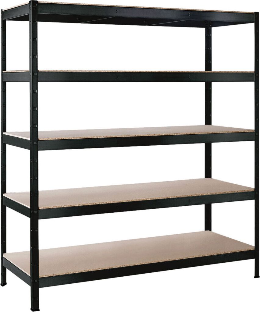 Schulte Schwerlast- Steckregal Blackline 1800x1600x600mm Produktbild 