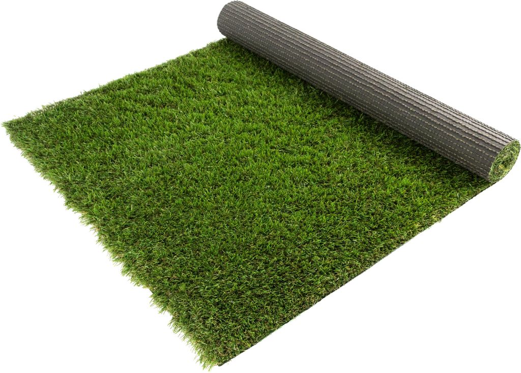 Primaflor Kunstrasen EXPOLAWN B1 - 2,00m x 1,00m - 32mm hoch - Meterware - Schwer Entflammbarer Bodenbelag für Innenbereiche, Messen und Events