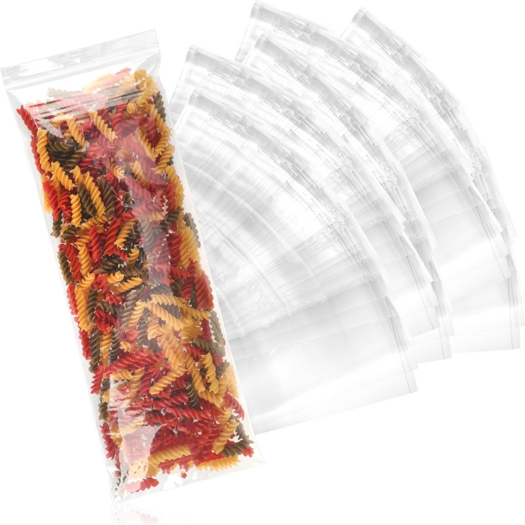 com-four 500x Druckverschlussbeutel - transparente Tütchen mit Druckverschluss - Zip-Beutel wiederverschließbar - Polybeutel mit Verschluss - 4...