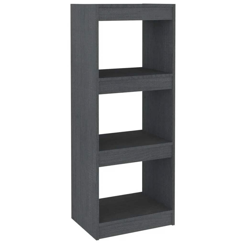 SYFAX™ Libreria Grigio Legno Pino Massiccio 103,5cm per Cameretta
