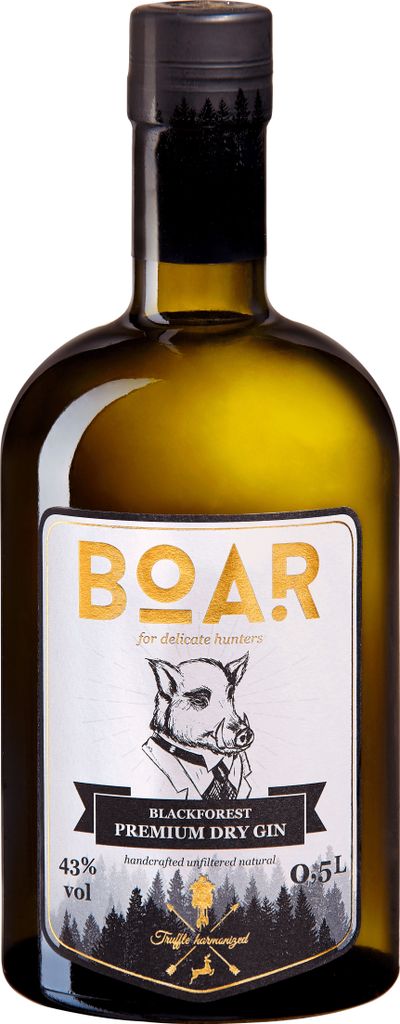 Boar Black Forest Premium Dry Gin harmonisiert mit Trüffel Produktbild 