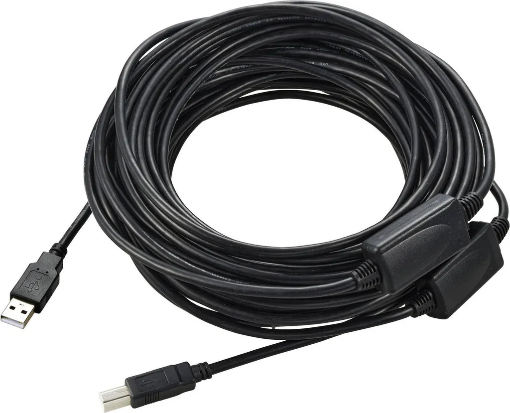 Câble USB 2.0 Renkforce USB-A vers USB-B Noir 20m Blindé RF-5720372 - 3