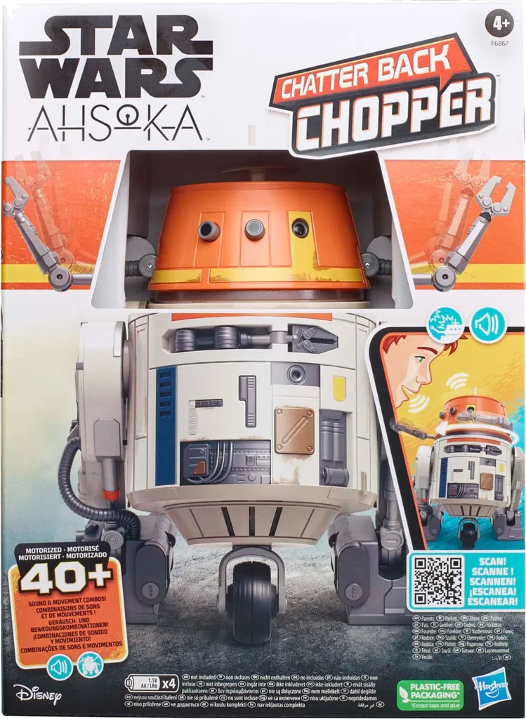 Chatter Back Chopper Animatronique Star Wars C1-10P Interactif 19cm